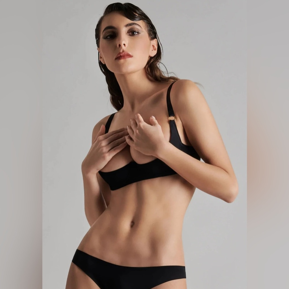 Maison Close Tapage Nocturne Quarter Cup Bra, 6/M